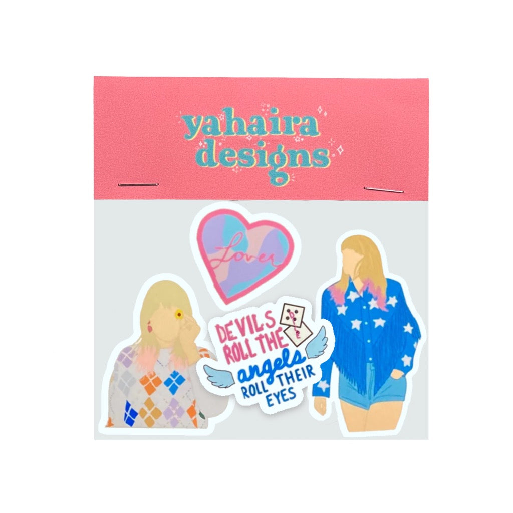 taylor swift (lover) sticker set