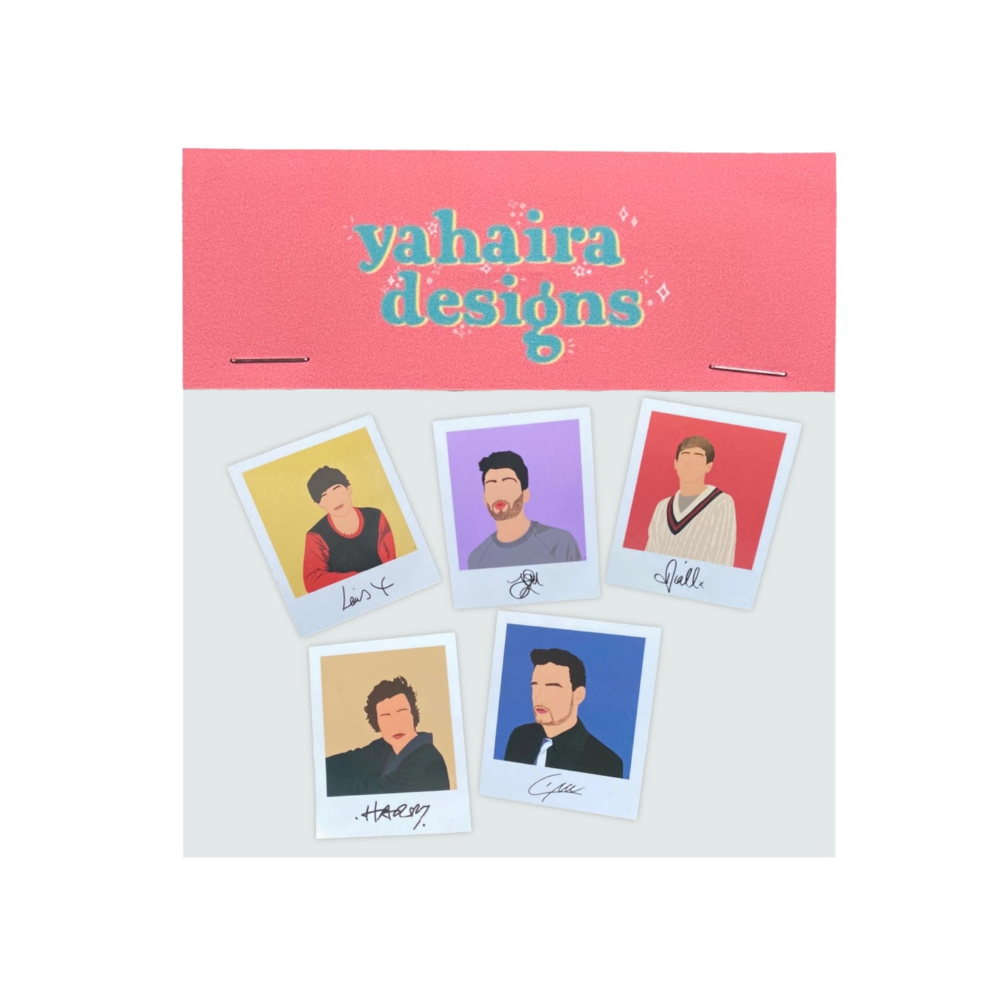 one direction sticker set