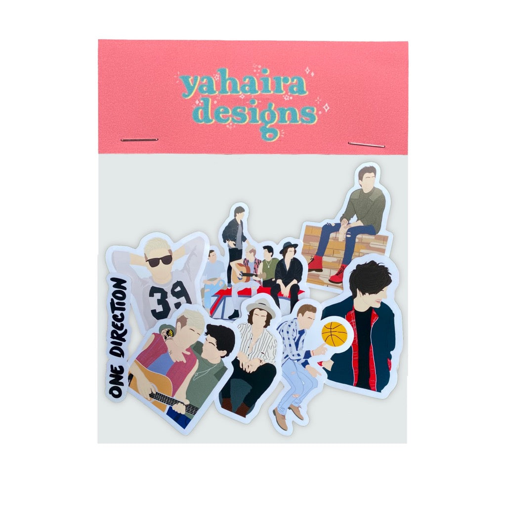 one direction sticker set