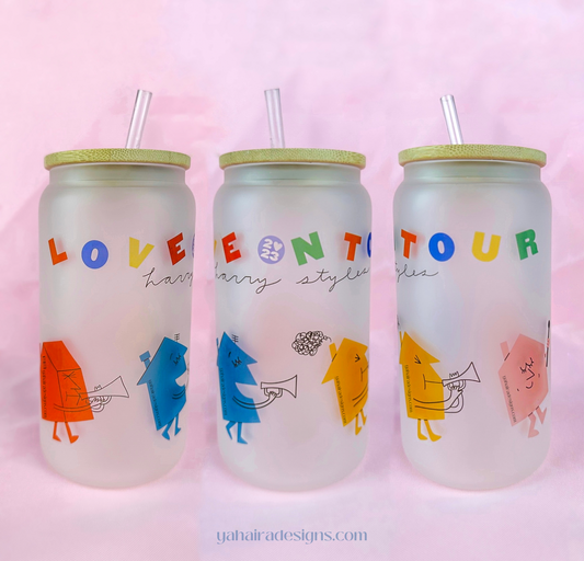 harry’s house (love on tour) glass can