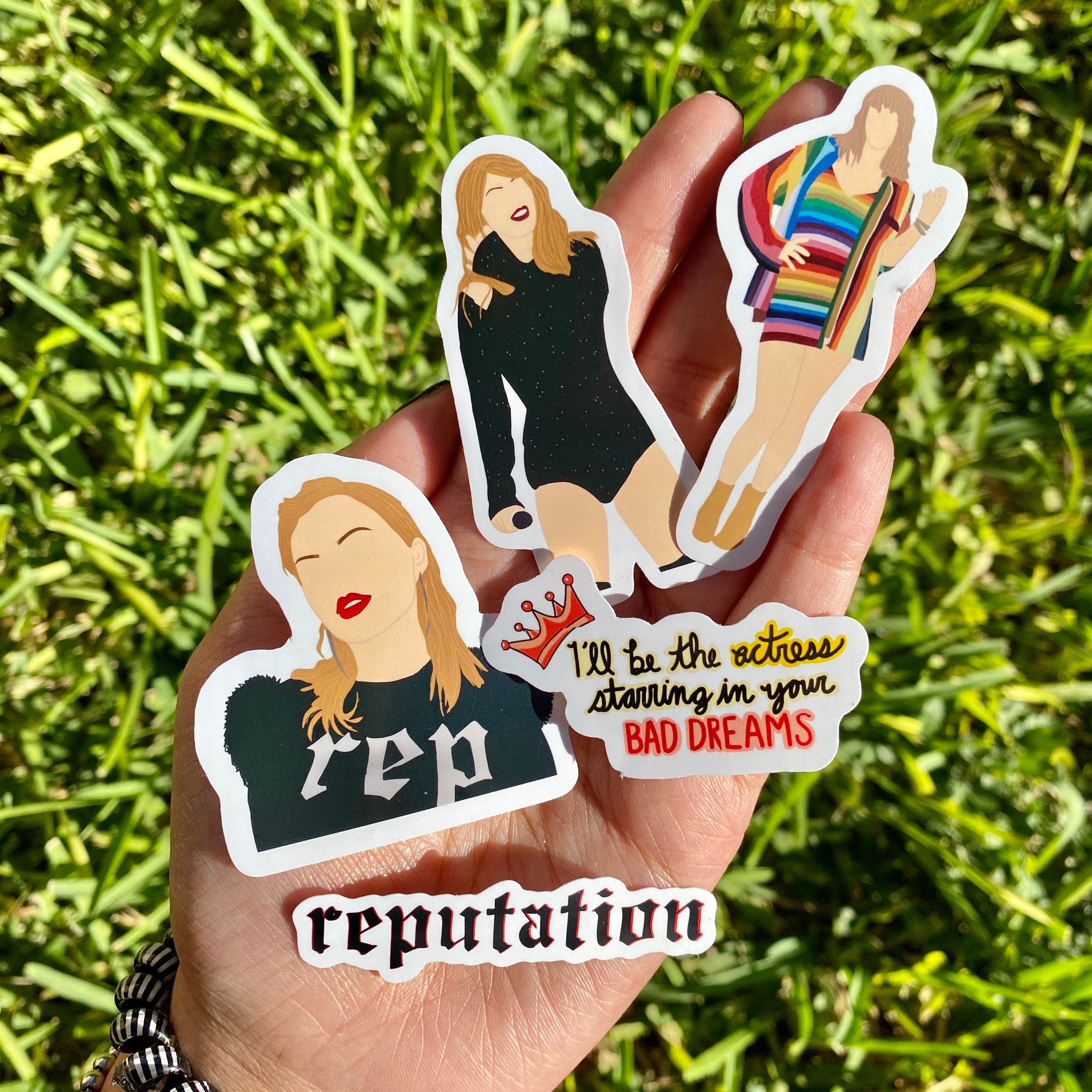 Taylor Swift Reputation sticker set – Yahaira Designs