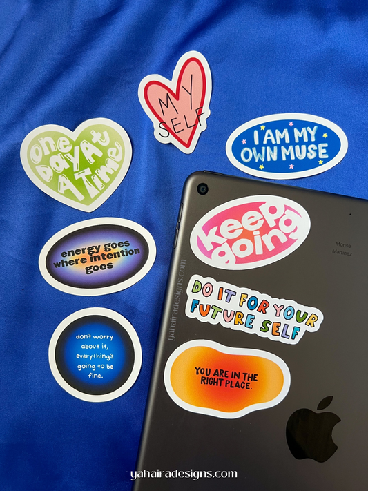 positive affirmation sticker set